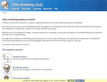 Tablet Screenshot of free-anatomy-quiz.com